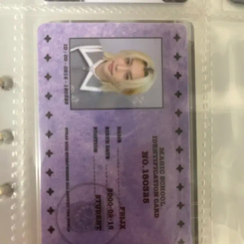 필릭스 매직스쿨 학생증 용복이