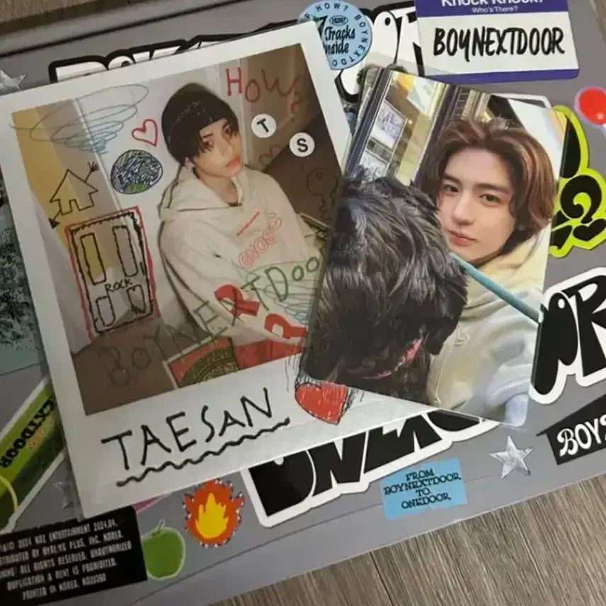 보넥도 how 스티커북 개봉