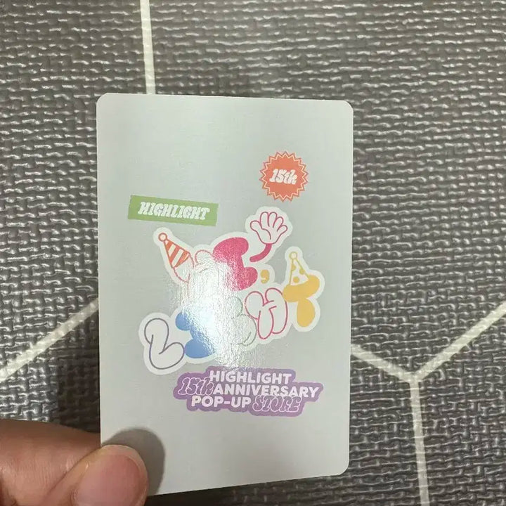 하이라이트 15주년 팝업 5만원 윤두준 미공포 양도