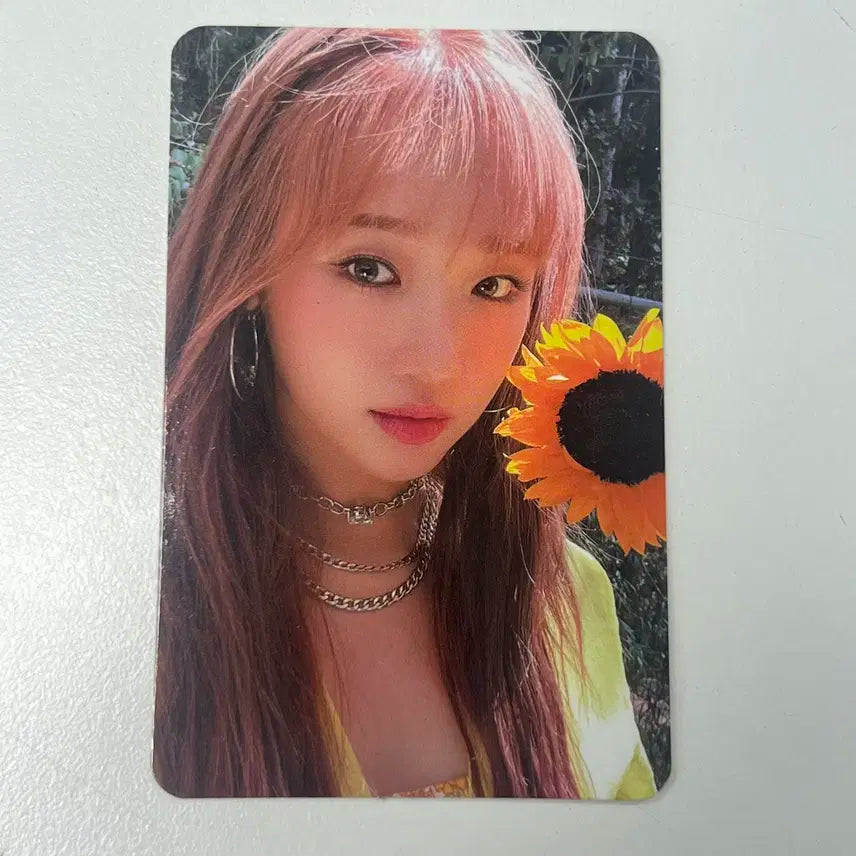 위키미키 최유정 sunflower 앨범 포카