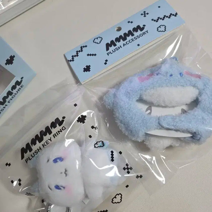 미개봉) 플레이브 몌무 인형 모자 키링 일괄 세트 므메미무  plave