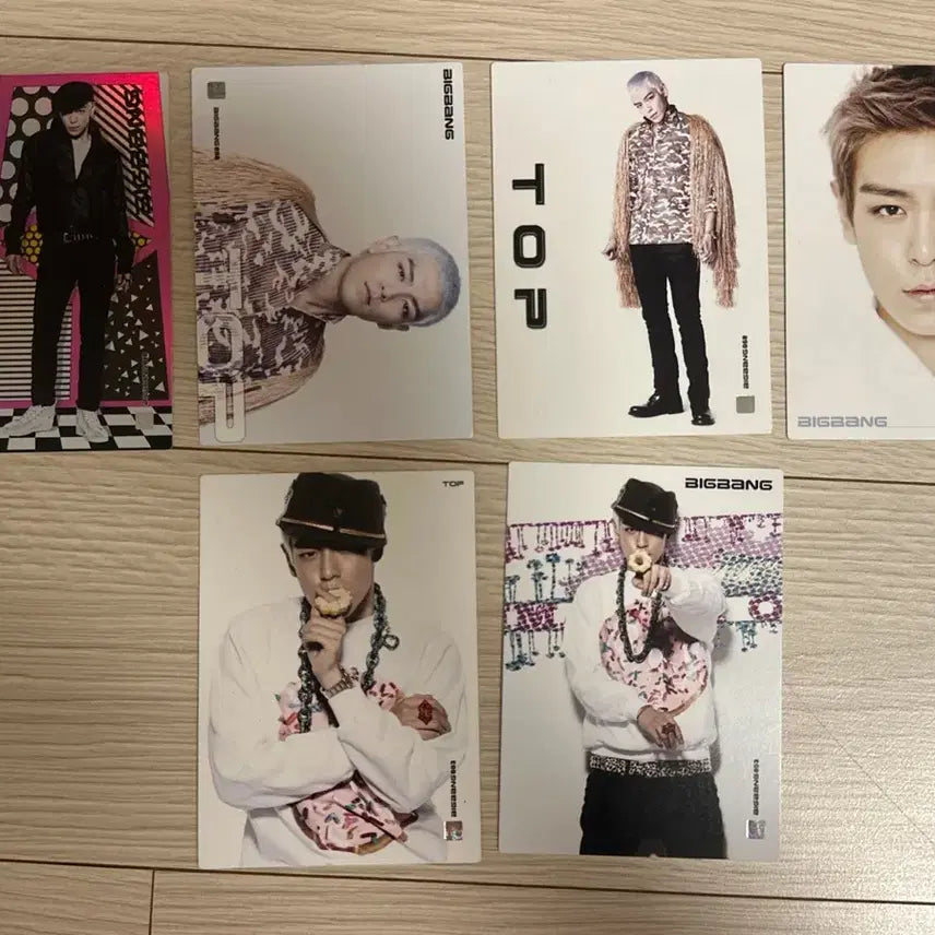빅뱅 탑 스타 컬렉션 카드 포카 일괄