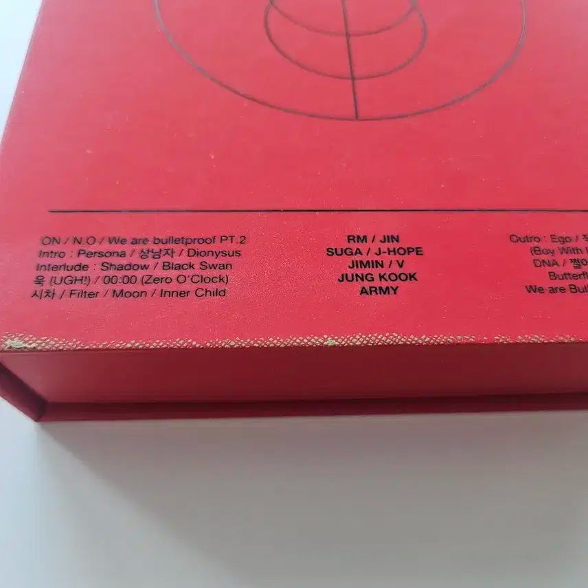 방탄소년단 MAP OF THE SOUL ON:E DVD  + 태형 토카드