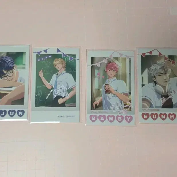 플레이브 애니메이트 체키풍 포카 + 가족포카