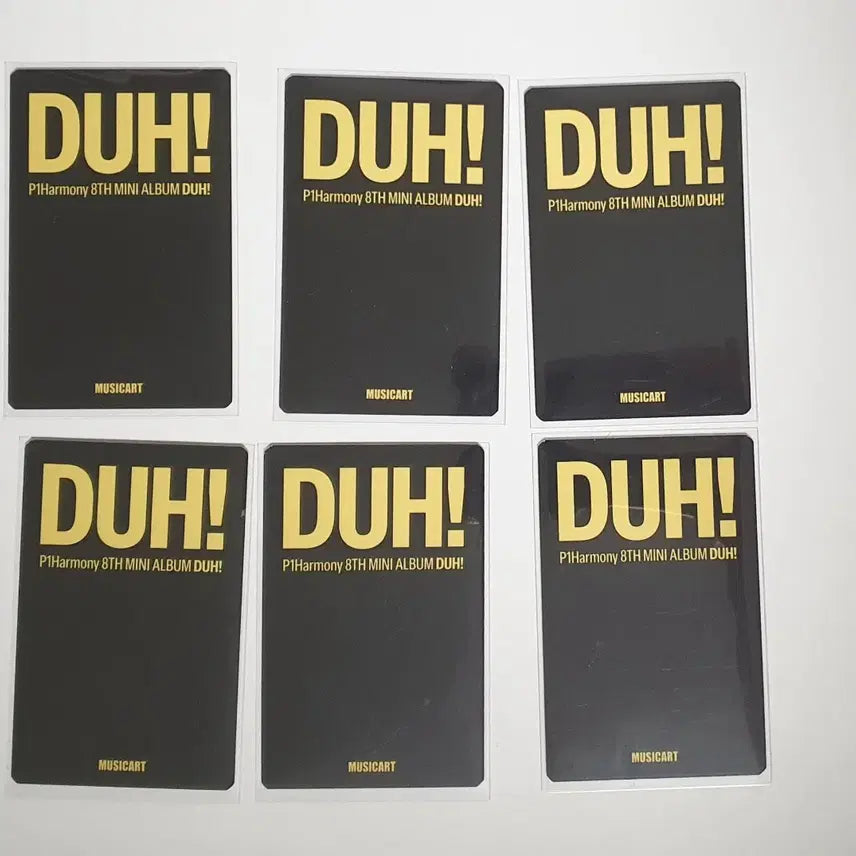 P1H 피원하모니 DUH! 뮤직아트 포토카드 일괄