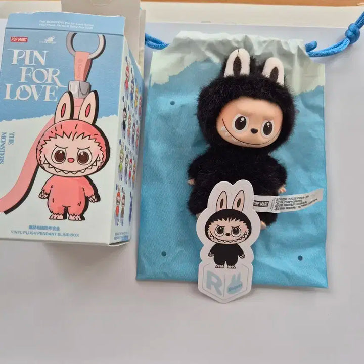 라부부 미니키링 검정(정품)