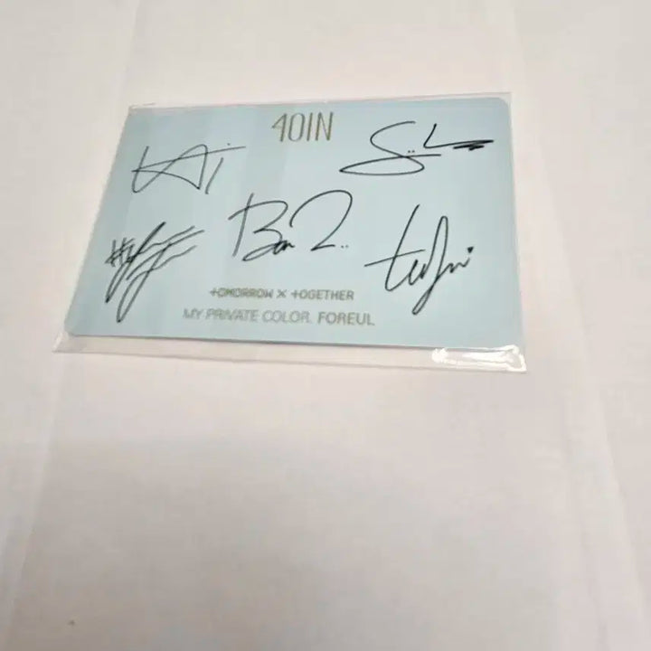 txt 투바투 포을 단체포카 파스텔