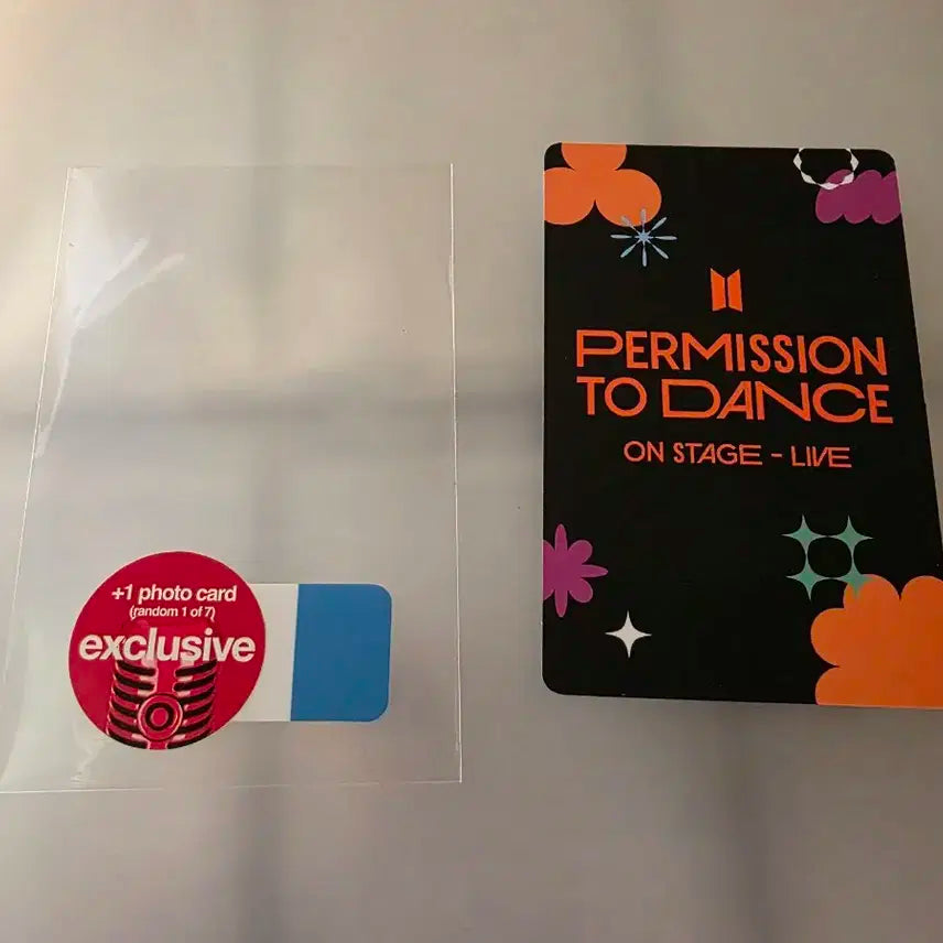 퍼투댄 라이브 PTD  지민 미국 타겟 EXCLUSIVE 포카 포토카드