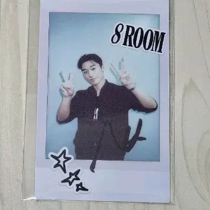 에이티즈 에잇룸 럭드 폴라로이드 브이 최산