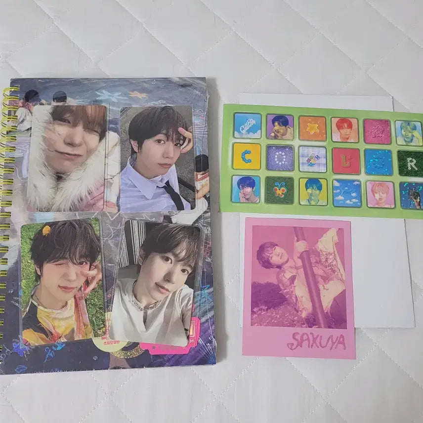 (료 포카 세트)엔시티위시 컬러 포토북 앨범 초회한정반 폴라는 사쿠야