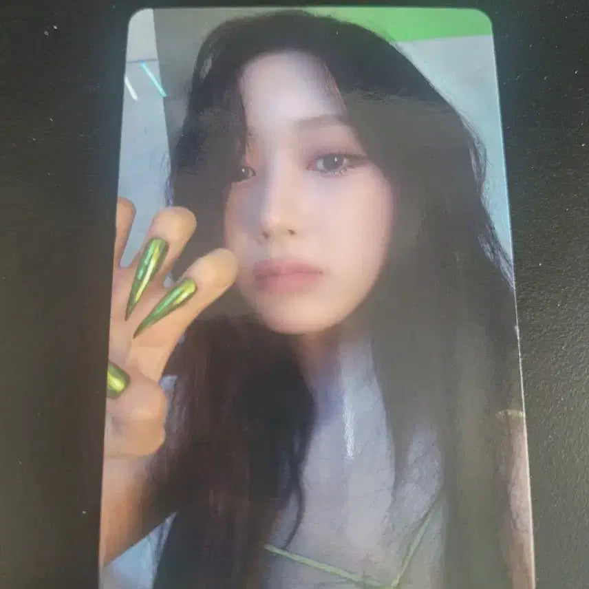 에스파 지젤 아마겟돈 팬플리 포카 (살짝 찍힘있음)