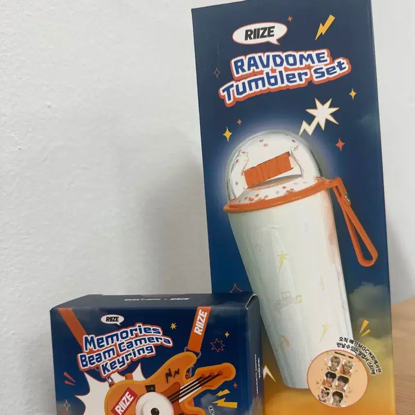 (일괄미개봉)라이즈 RAVDOME 텀블러 세트,빔카메라 키링