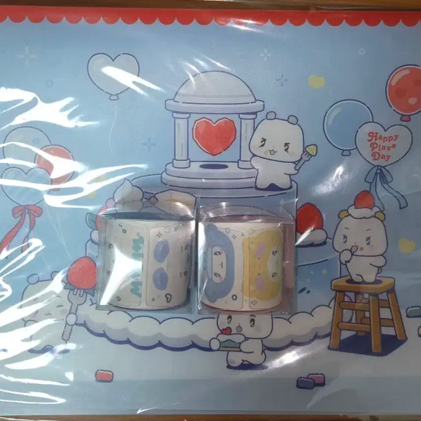 플레이브 므메미무 바인더 롤스티커 일괄양도