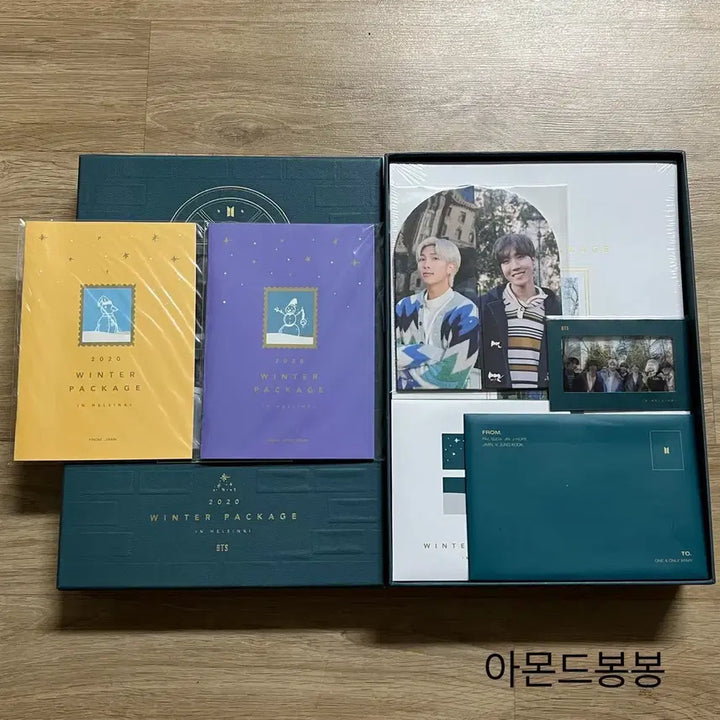 방탄 윈터패키지 지민, 정국 드로잉북 풀세트 윈패