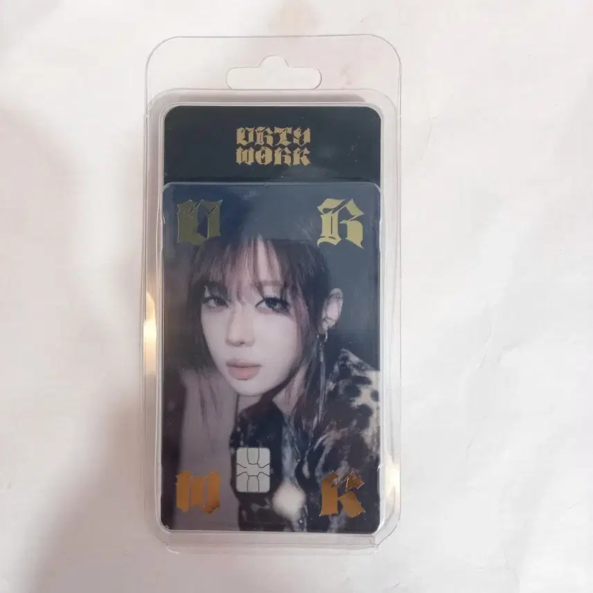 미개봉 에스파 윈터 더티워크 ezl 이즐 교통카드