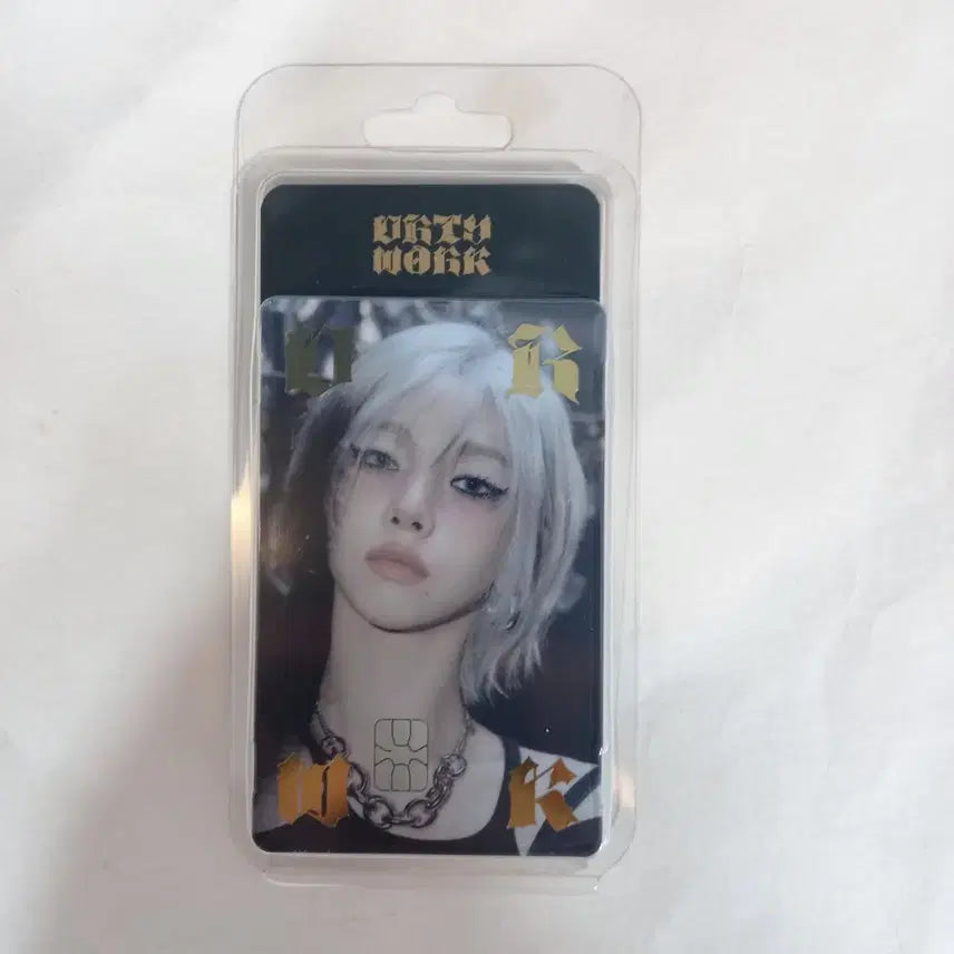 미개봉 에스파 카리나 더티워크 ezl 이즐 교통카드