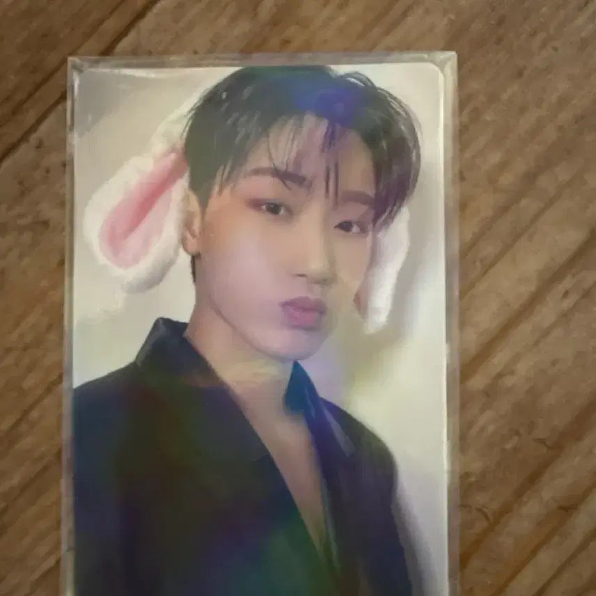 에이티즈 최산 톡톡 토끼 포카 양도 ateez toktoq