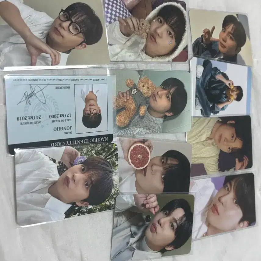 에이티즈 종호 네시픽 포카 모음