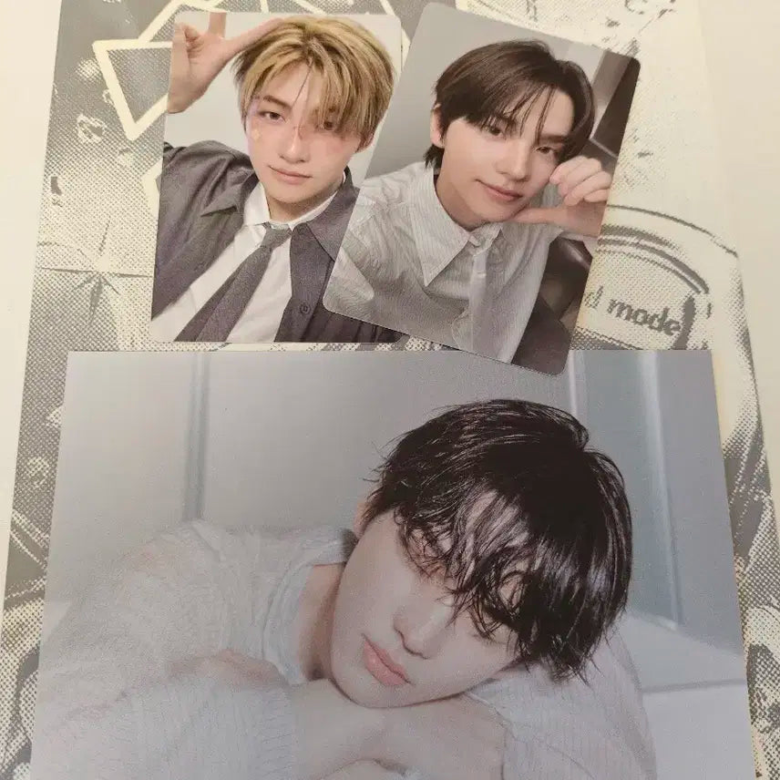 투어스 4집 play hard 신유 포카 엽서 지훈