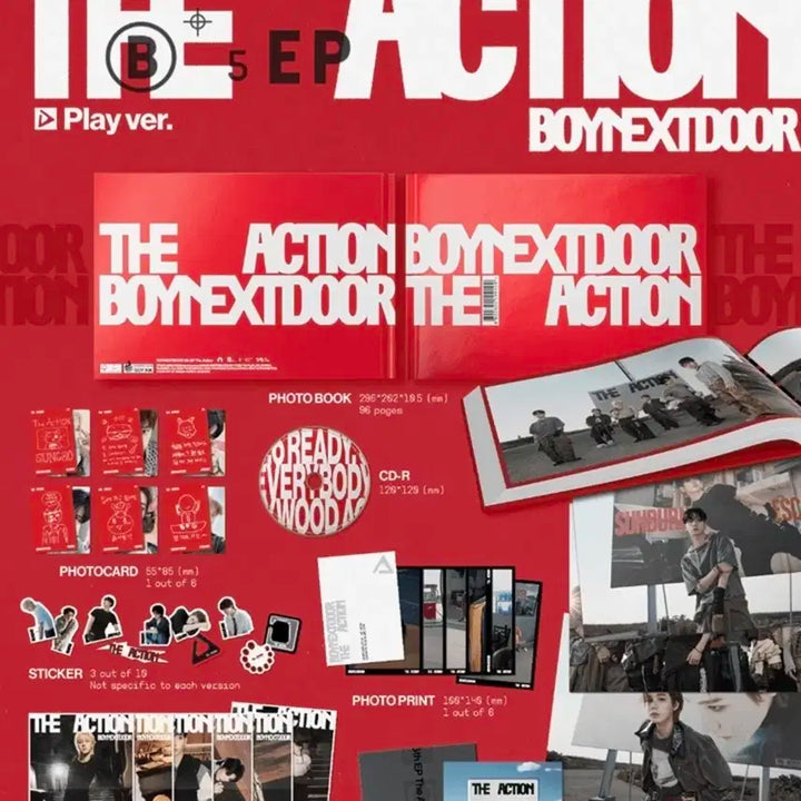 보넥도 The Action Play ver앨범 포스터 + 스티커