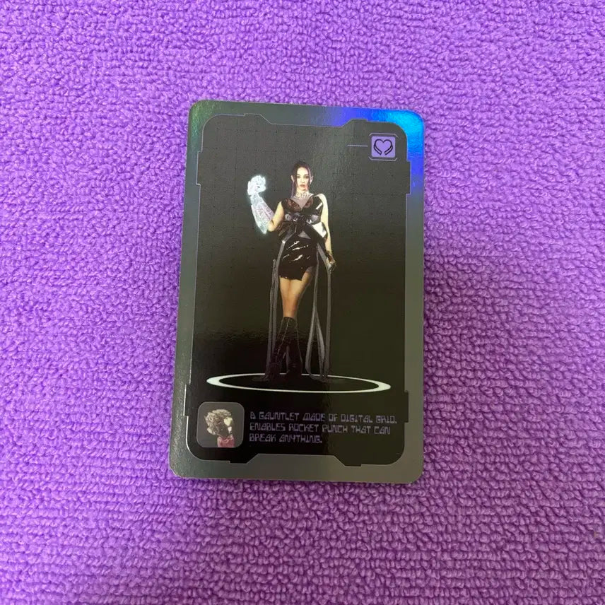 에스파 카리나 걸스 girls 광야 포카 포토카드