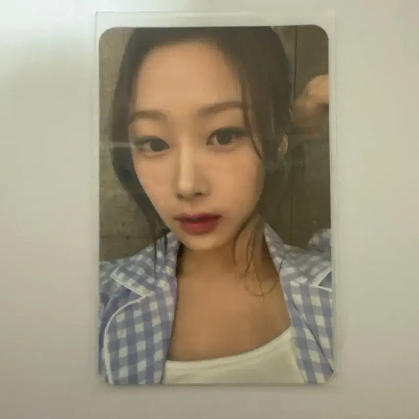 에스파 지젤 핑크 크리스마스 포카