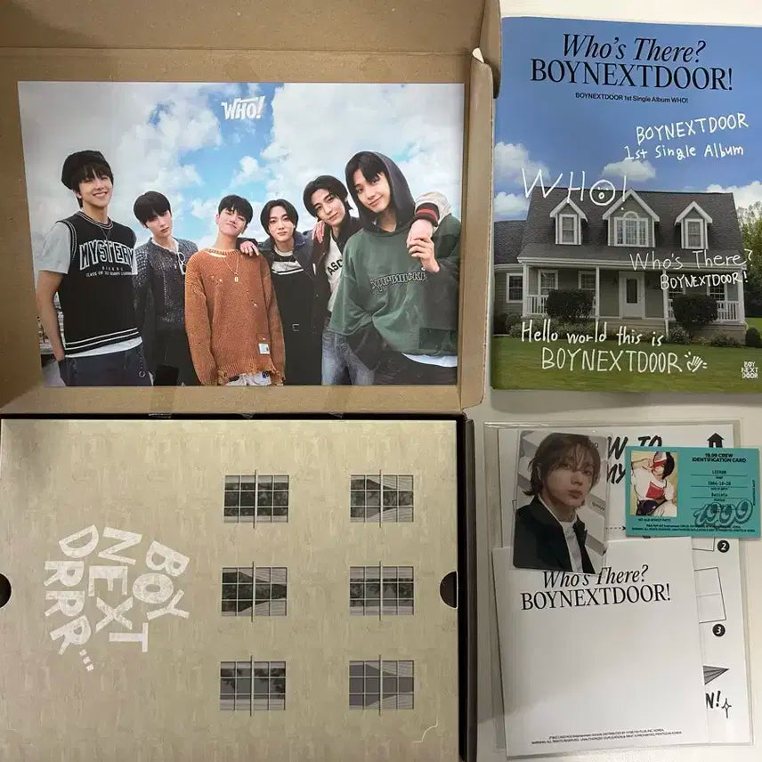 (비매)보이넥스트도어 메시지 친필 앨범 싸인 앨범 사인 앨범