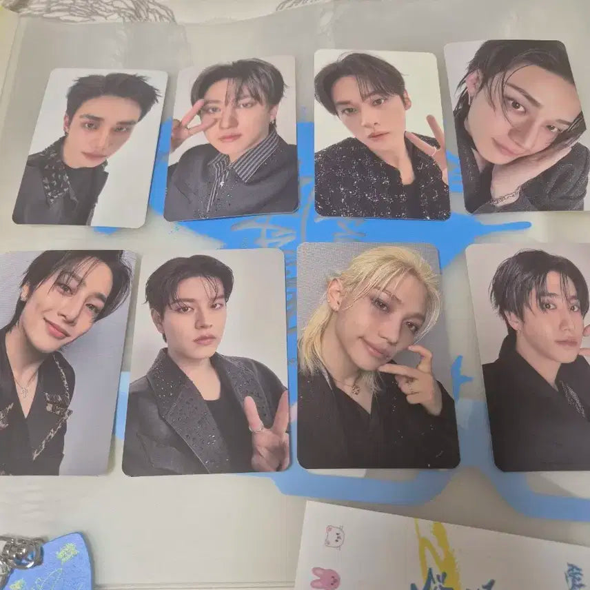 스트레이키즈 스테이존 첫콘 포카 풀셋 키링 아이엔