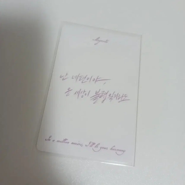 qwer 마젠타 눈물참기 앨범포카