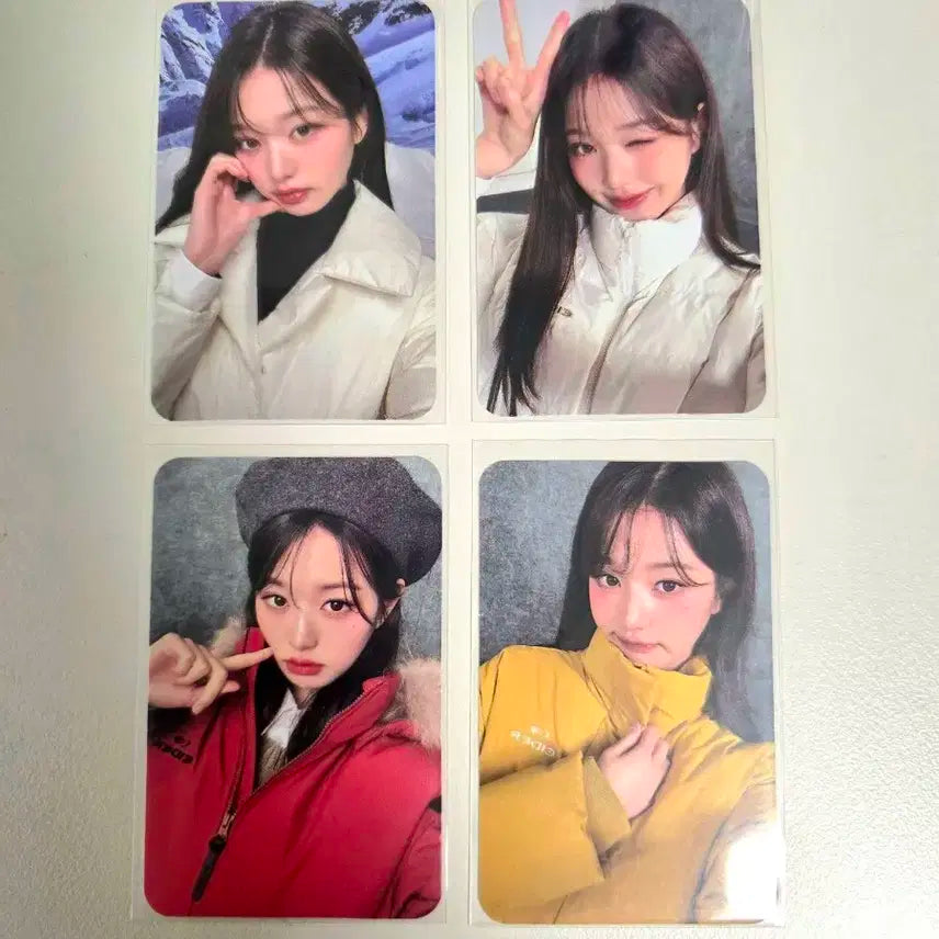 아이더 원영 포카 세트 팔아요!