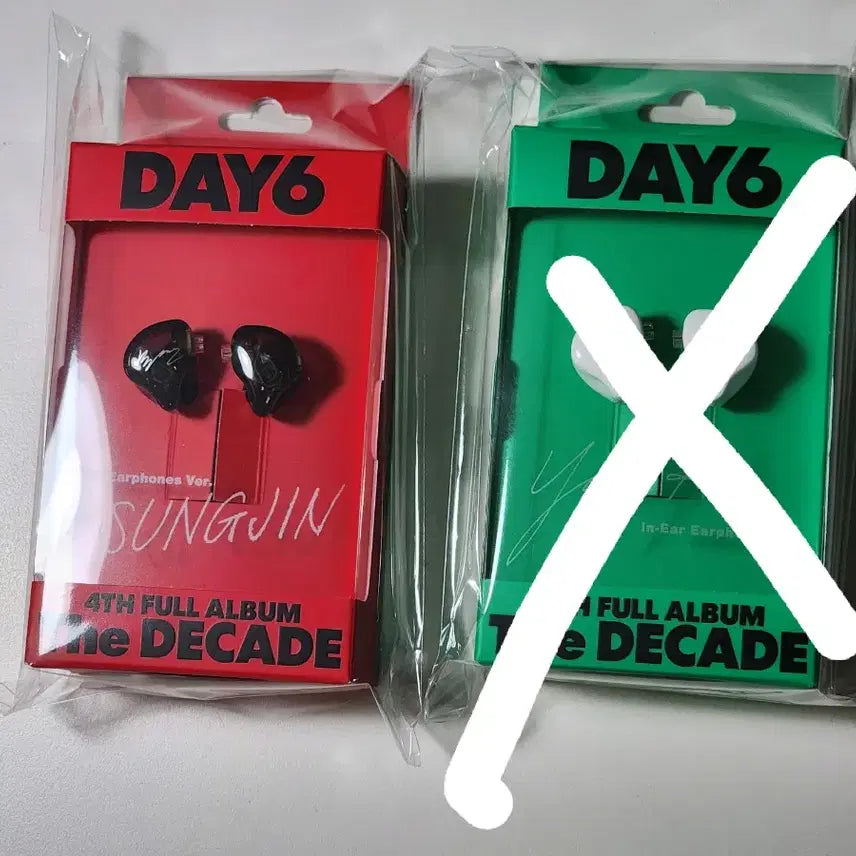 미개봉) 데이식스 디케이드 이어폰 인이어 성진