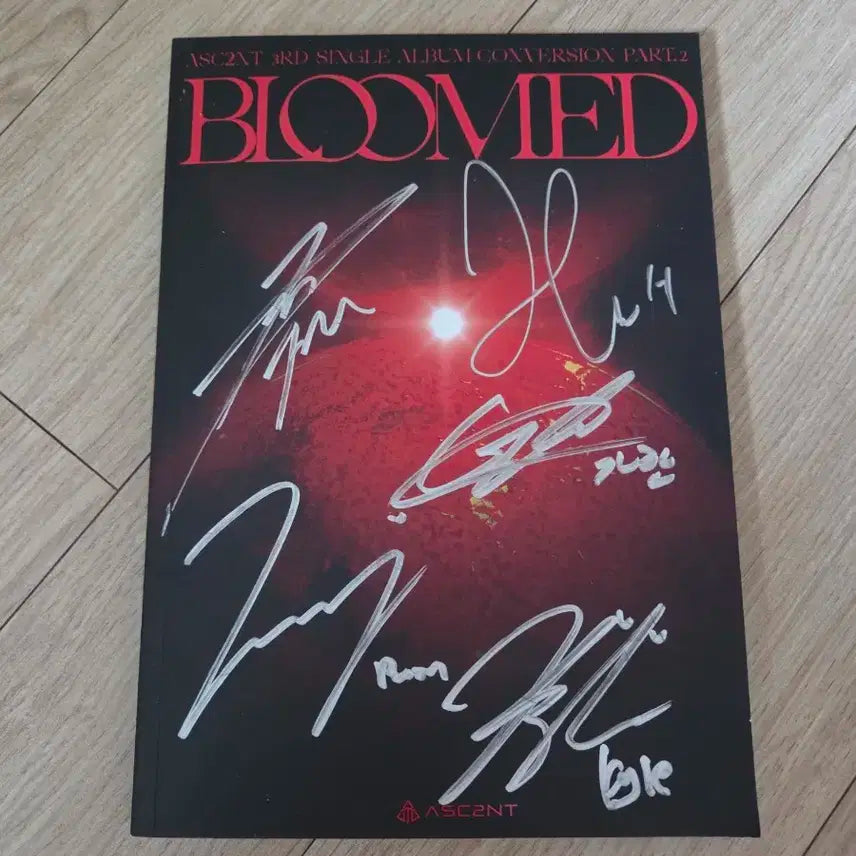 어센트 ASC2NT 친필사인 싸인 비매앨범 kpop 포카