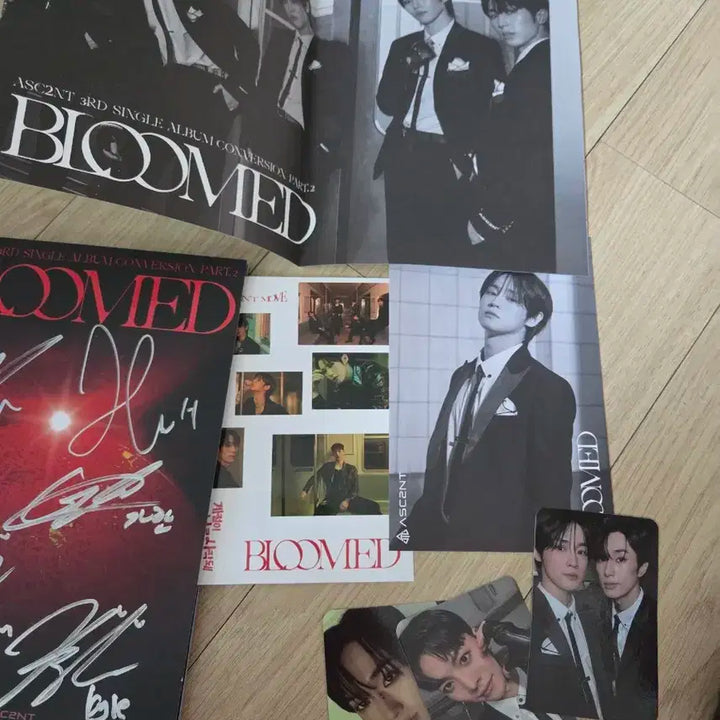 어센트 ASC2NT 친필사인 싸인 비매앨범 kpop 포카