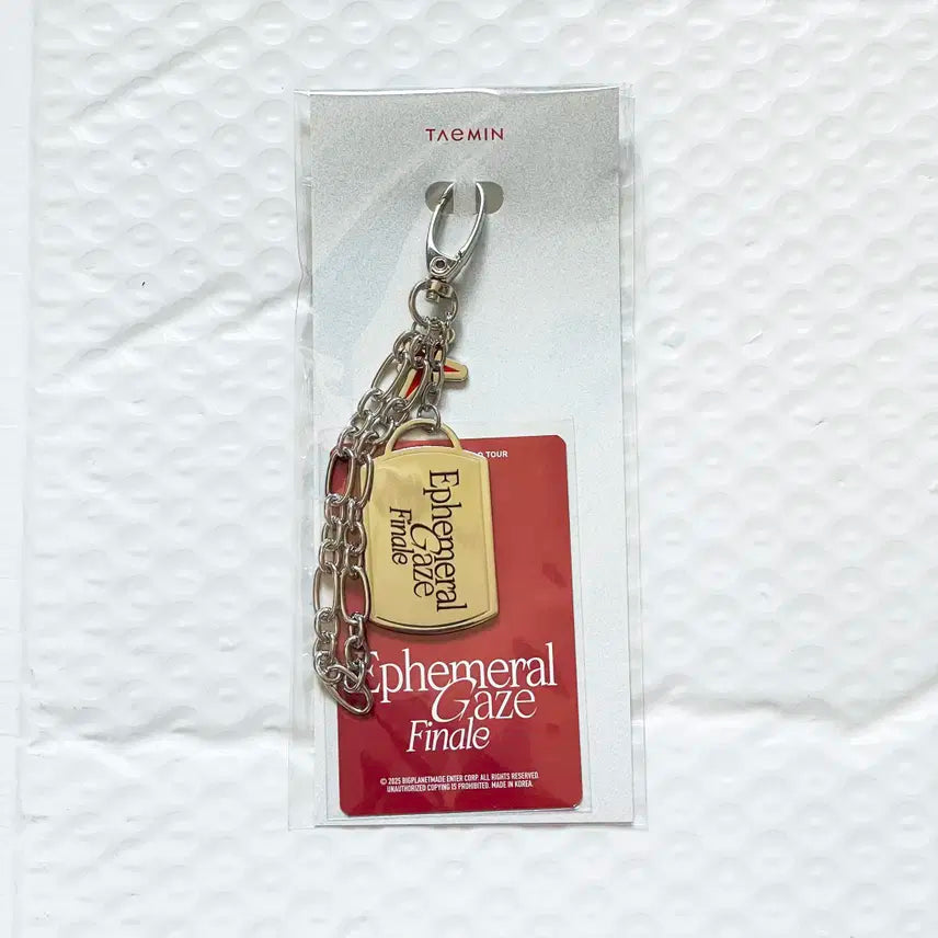 태민 Ephemeral Gaze Finale 공식MD 키링 (포카 포함)