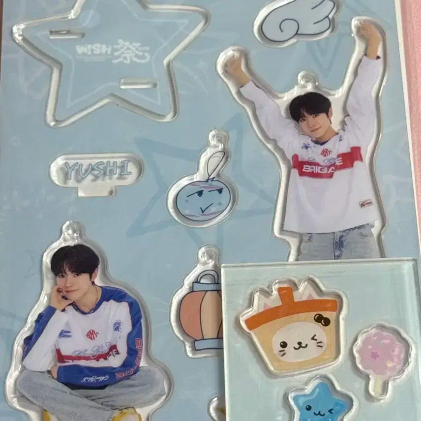 nctwish 엔시티위시 유우시 일본 팬미팅 아크릴 키홀더 버블냥