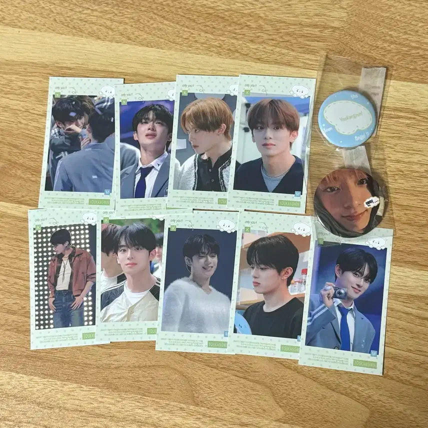 (일괄) 유강민 응원 카페 응카 럭드 핀버튼 트레카 포카 베리베리 보플