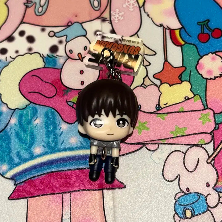 라이즈 성찬 일본 톡색시 대롱 가챠 연결버전 키링