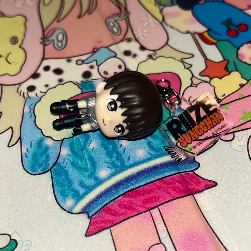 라이즈 성찬 일본 톡색시 대롱 가챠 연결버전 키링