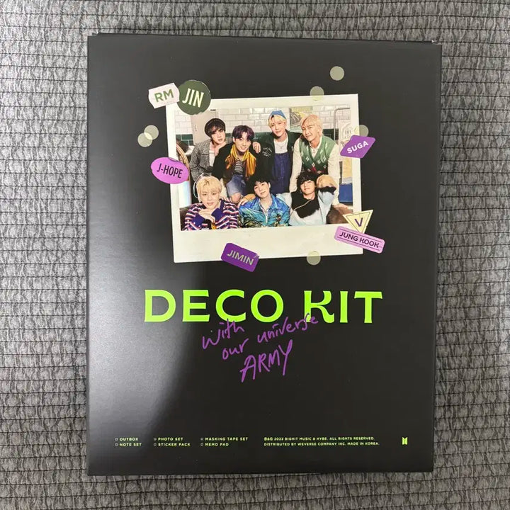 방탄소년단 BTS 데코키트 DECO KIT