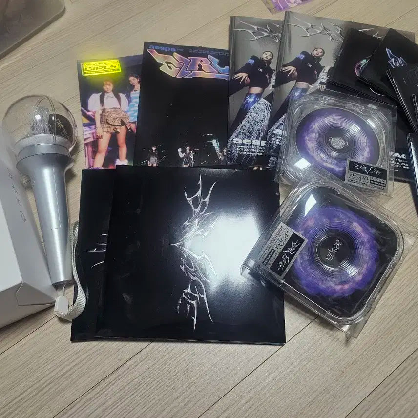 에스파 포카+응원봉+앨범 일괄 양도