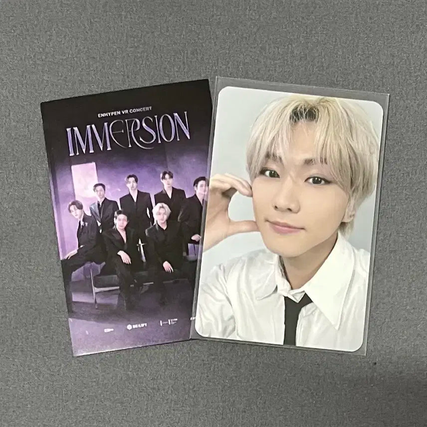 엔하이픈 정원 양정원 브이알 콘서트 vr 콘서트 포카 양도
