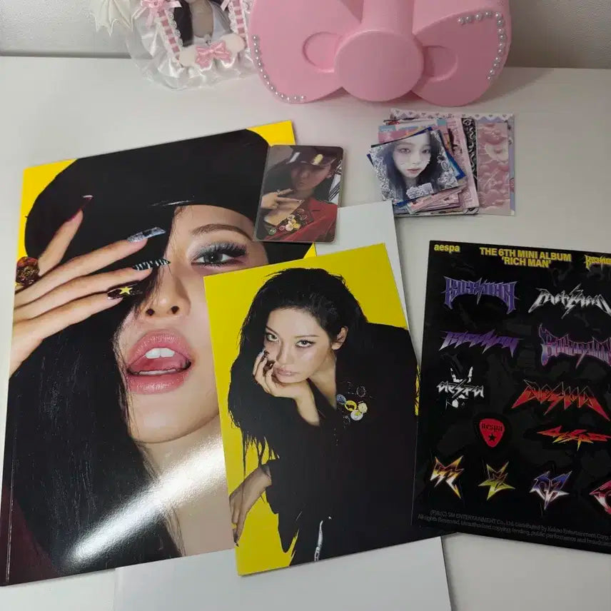 폭덤 :) 에스파 리치맨 앨범 닝닝 풀구성