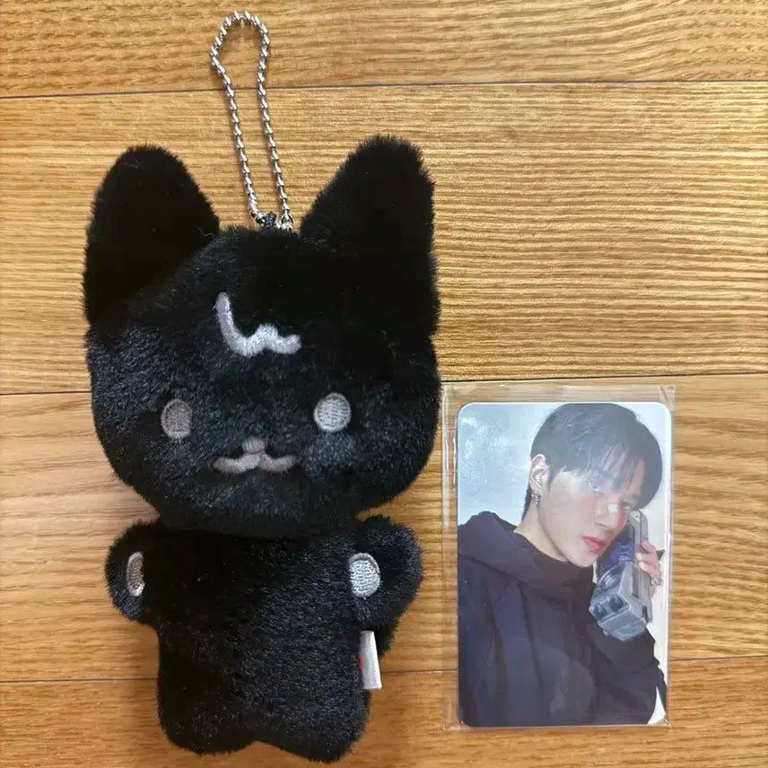 (일괄) 에이티즈 우영 애니티즈 우요냥 플랫퍼 인형 포카 포함 양도