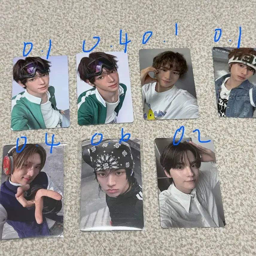 투어스 위버스 특전포카 앨범포카 미공포