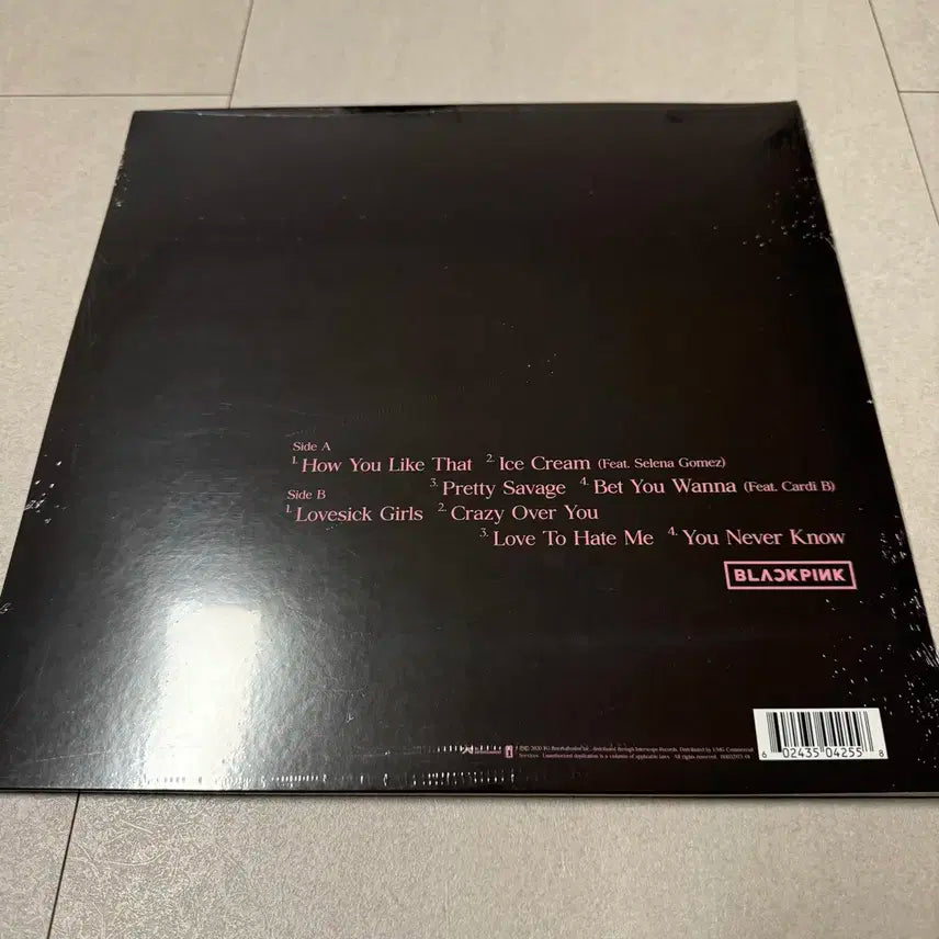 블랙핑크 더앨범 LP 미개봉 새상품