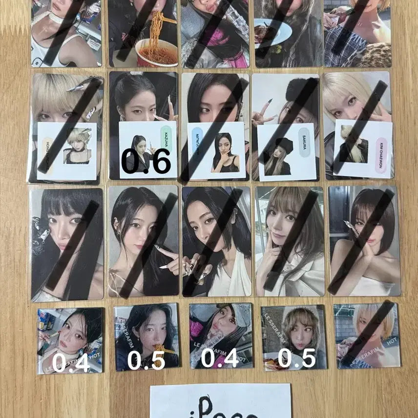 르세라핌 핫 포카 럭드 미공포 특전 양도