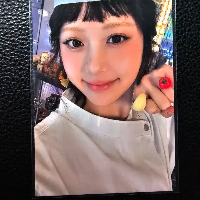 르세라핌 스파게티(spaghetti) 허윤진 공방 포토카드