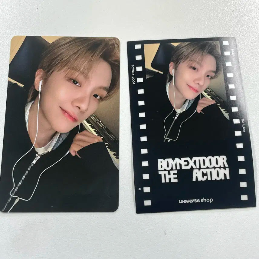 보넥도 운학 보이넥스트도어 디액션 위버스 특전 포카 프레임 세트