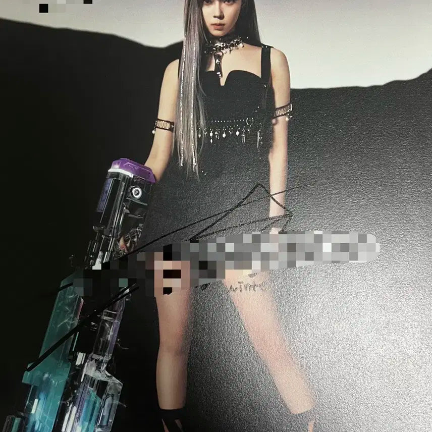 에스파 윈터 친필 팬싸 싸인 앨범