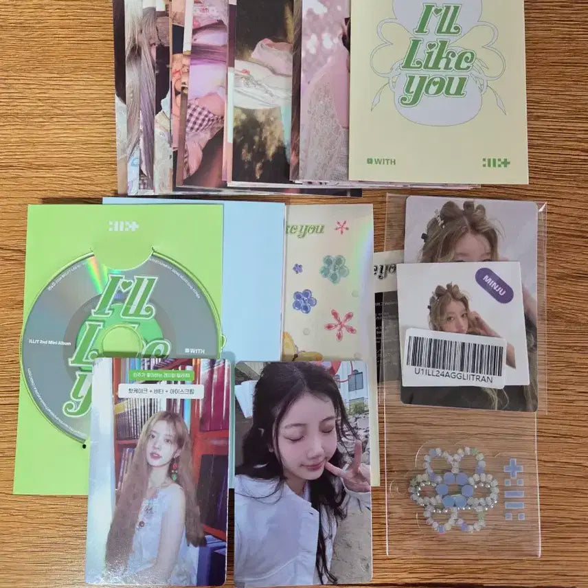 아일릿 미니2집 글릿버전 앨범 WITH (포카 원희민주+민주특전)